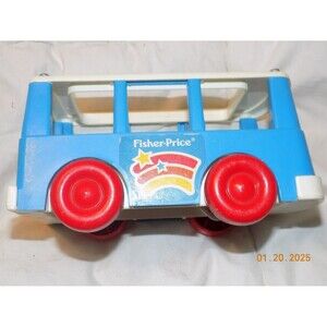 Vintage Fisher Price bus 1990